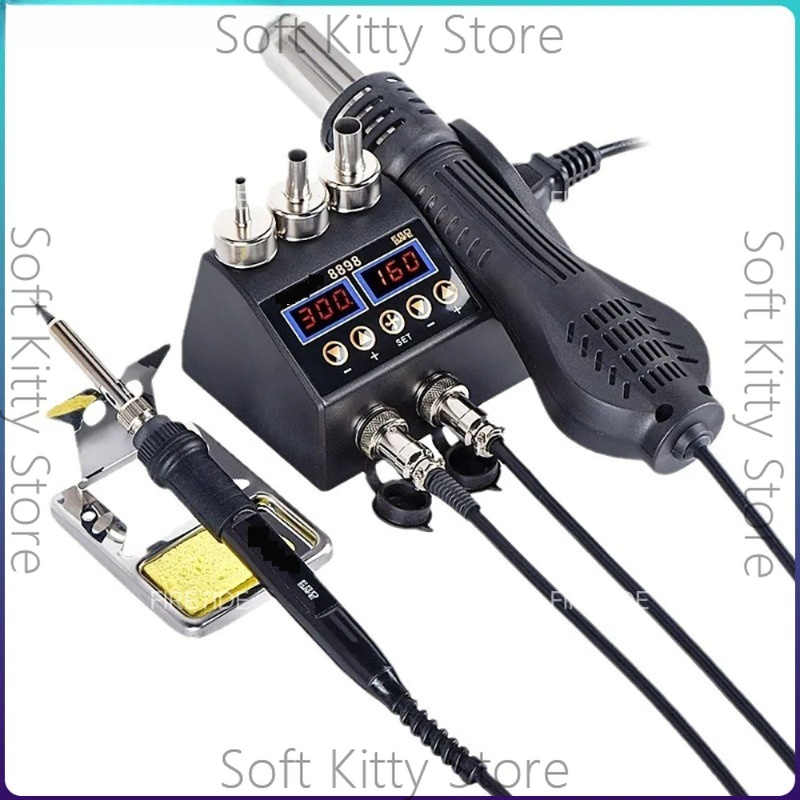 Estación de soldadura 2 en 1 d - 2 In 1 Soldering Rework Station 750W reseña y precio