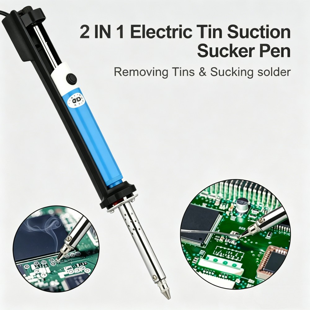 Máquina desoldadora eléctrica  - Desoldering Pump Electric Vacuum Station reseña y precio