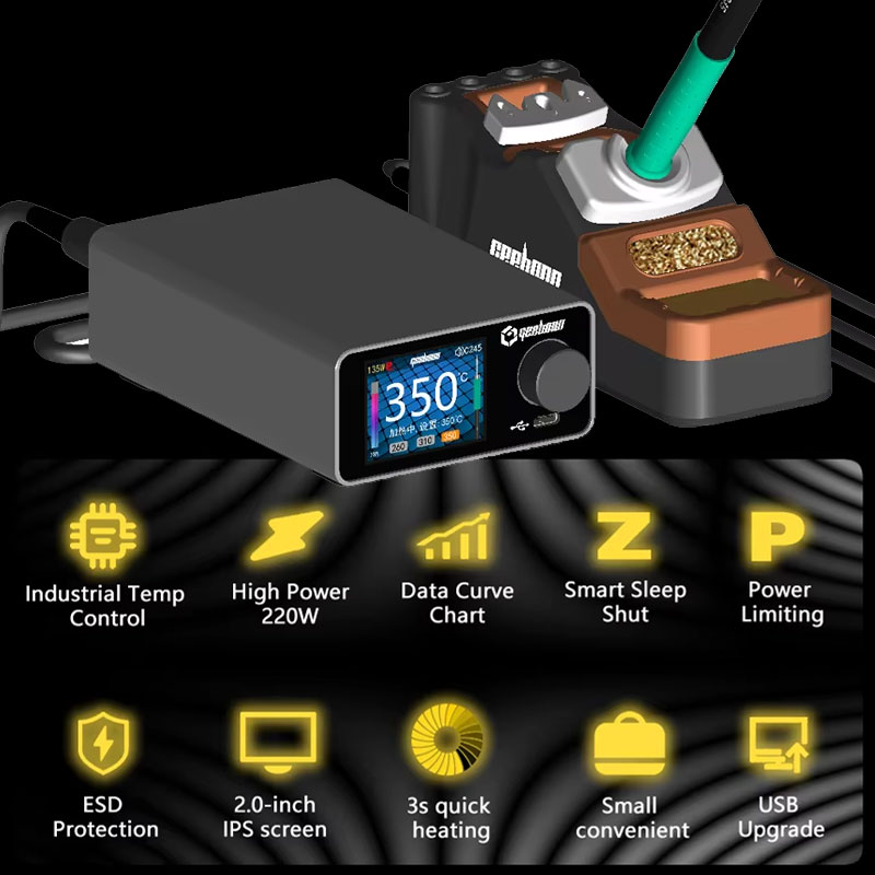 Estación de Retrabajo de Solda - C210 Precision Soldering Station reseña y precio