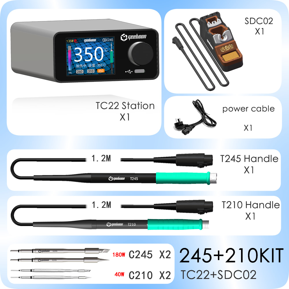 Estación de Retrabajo de Solda - C210 Precision Soldering Station reseña y precio