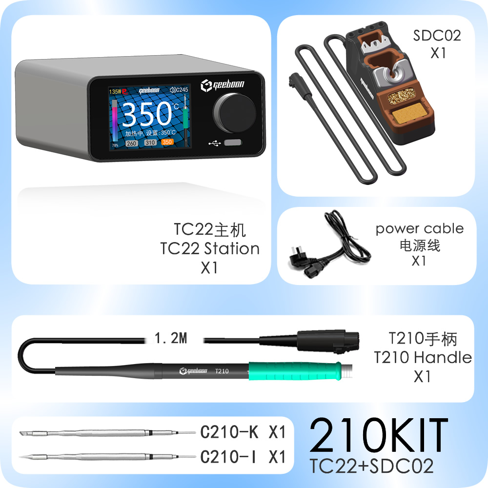 Estación de Retrabajo de Solda - C210 Precision Soldering Station reseña y precio